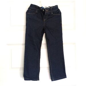 Straight dark wash jeans for toddlers
